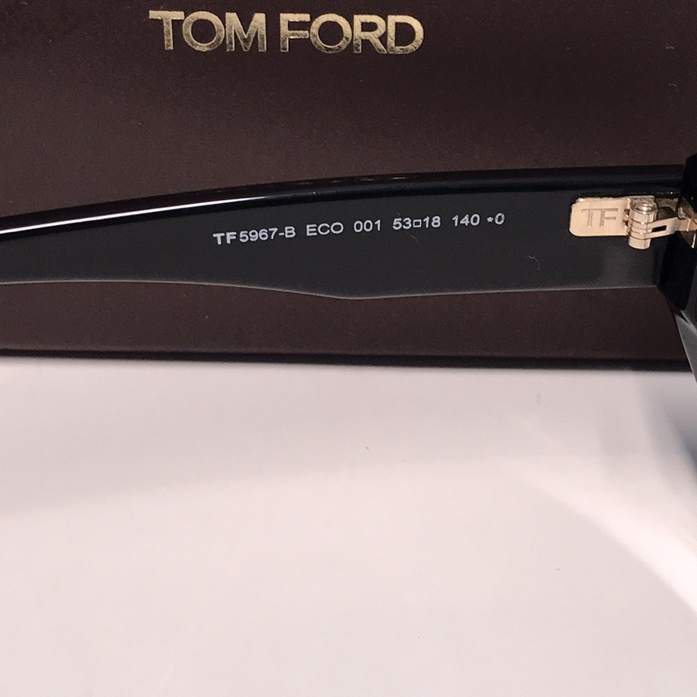 New Authentic Tom Ford TF5976-B 001 Black Eyeglasses - Picture 13 of 14